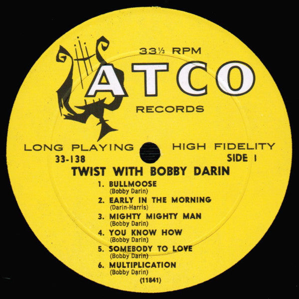 Bobby Darin : Twist With Bobby Darin (LP, Album, Mono)