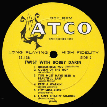 Bobby Darin : Twist With Bobby Darin (LP, Album, Mono)