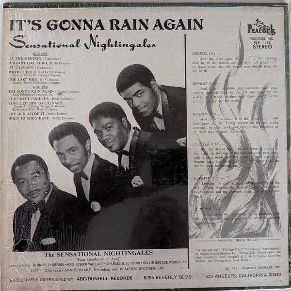 The Sensational Nightingales : It's Gonna Rain Again (LP, RE)