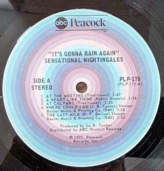 The Sensational Nightingales : It's Gonna Rain Again (LP, RE)