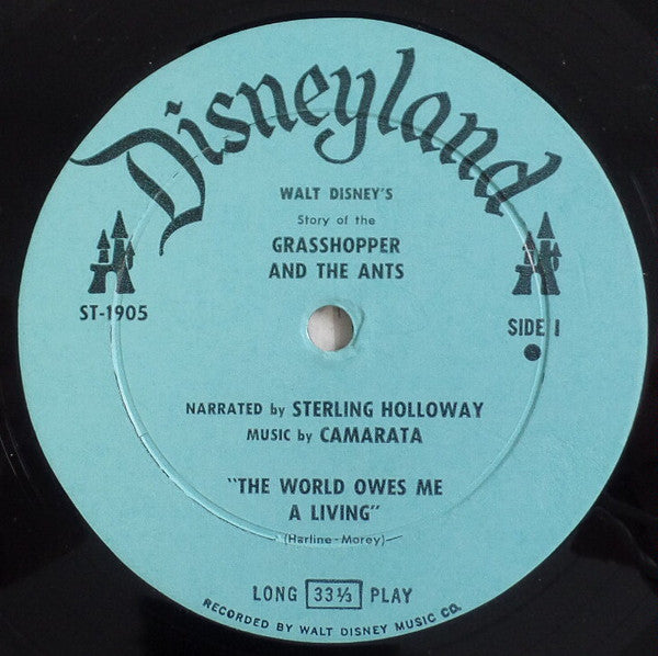 Sterling Holloway And Camarata* : Walt Disney's Story Of The Grasshopper And The Ants (LP, Album)
