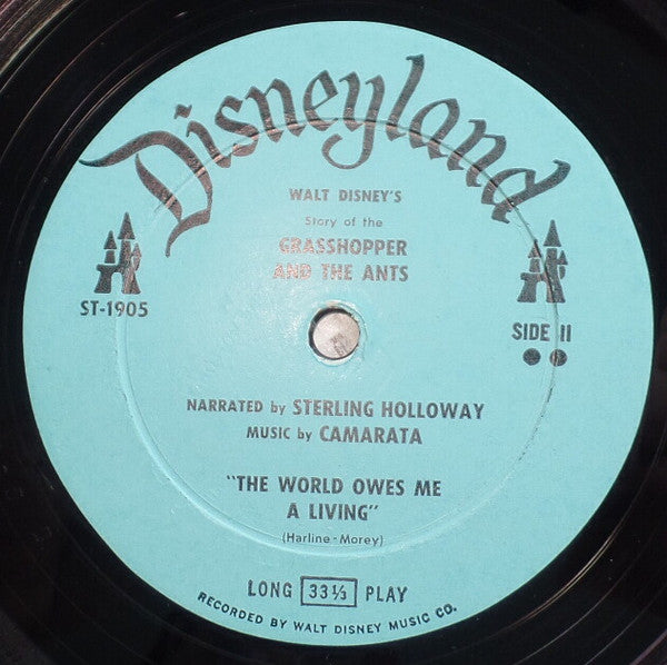 Sterling Holloway And Camarata* : Walt Disney's Story Of The Grasshopper And The Ants (LP, Album)