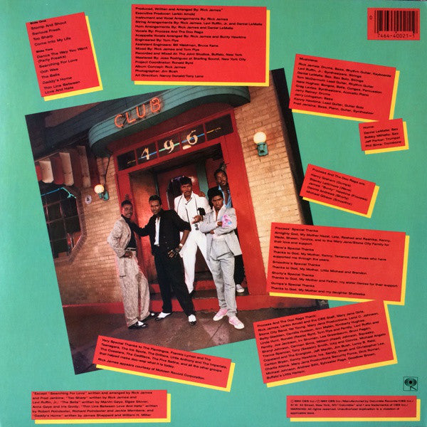 Process and the Doo Rags : Too Sharp (LP, Album)