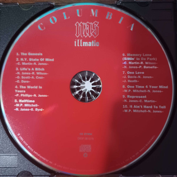 Nas : Illmatic (CD, Album, RE)