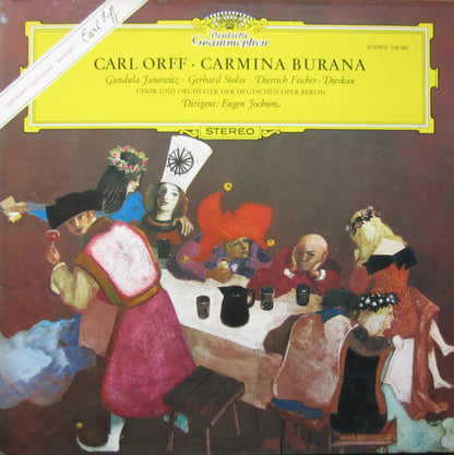 Carl Orff, Gundula Janowitz ∙ Gerhard Stolze ∙ Dietrich Fischer-Dieskau, Orchester Der Deutschen Oper Berlin, Eugen Jochum : Carmina Burana (LP, Gat)