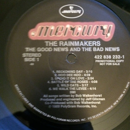 The Rainmakers (2) : The Good News And The Bad News (LP, Album, Promo)