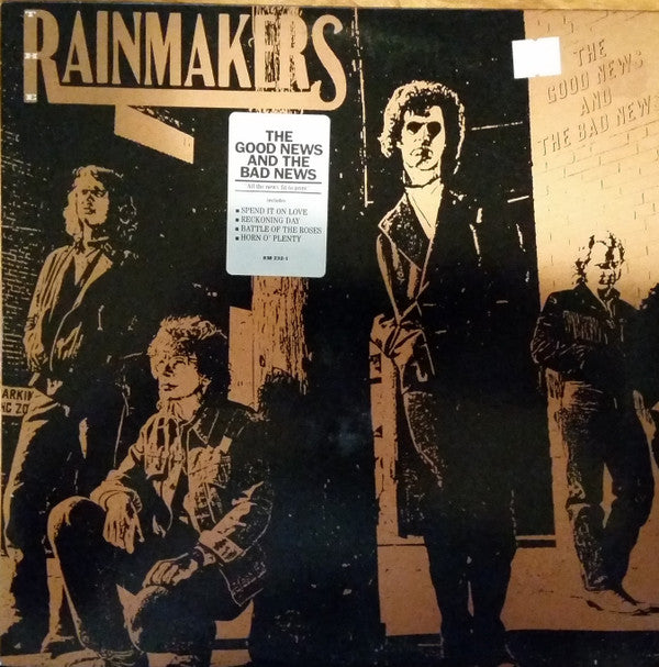The Rainmakers (2) : The Good News And The Bad News (LP, Album, Promo)