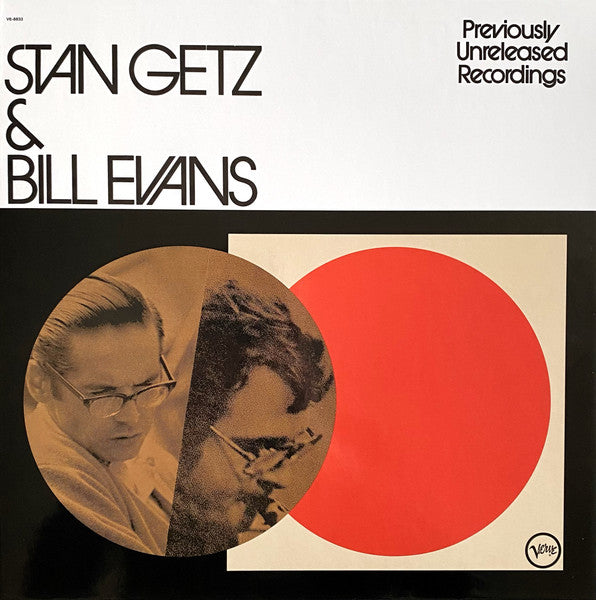 Stan Getz & Bill Evans : Previously Unreleased Recordings (LP, Album, Mono, RE, RM, 180)