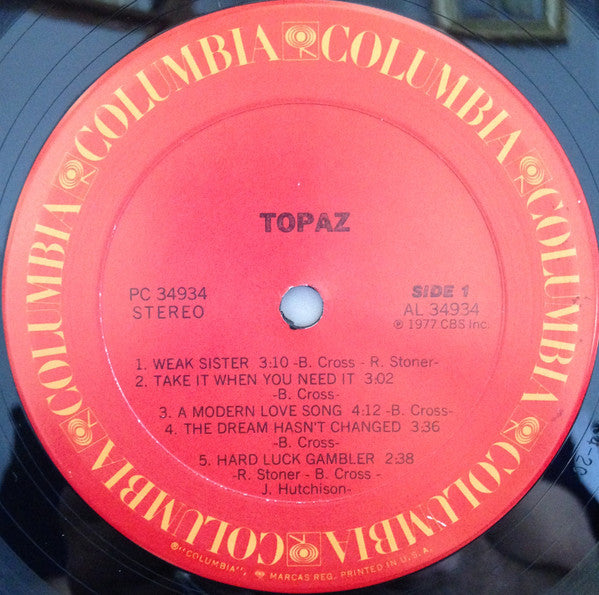 Topaz (15) : Topaz (LP, Album, Pit)