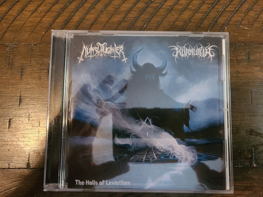 NunSlaughter / Kurnugia : The Halls Of Leviathan (CD)