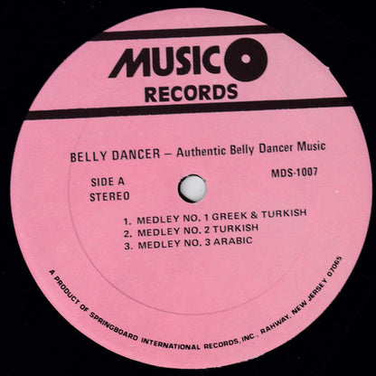 Unknown Artist : Belly Dancer: Authentic Belly Dancer Music (LP, Pin)