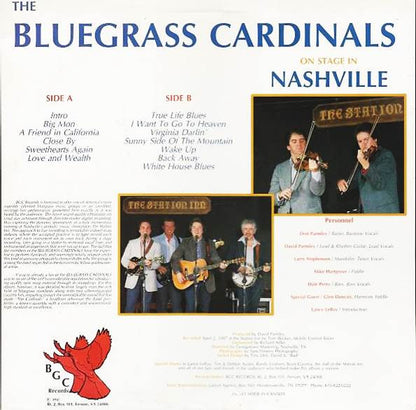 The Bluegrass Cardinals : On Stage In Nashville (LP, Album)