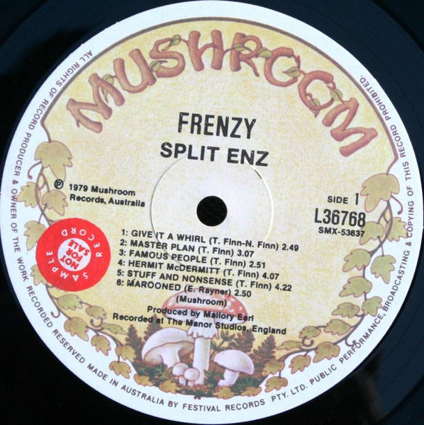 Split Enz : Frenzy (LP, Album, Gat)