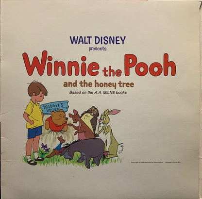 Sterling Holloway And Sebastian Cabot : Winnie The Pooh And The Honey Tree (LP, Album, RP)