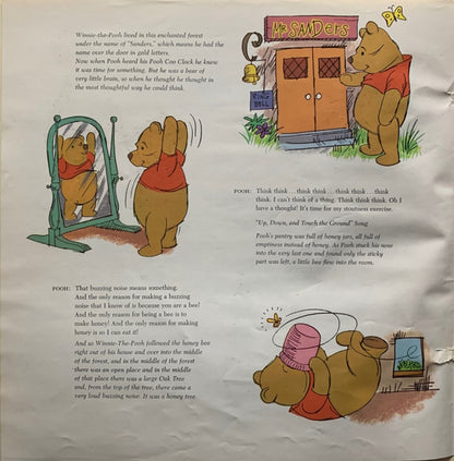 Sterling Holloway And Sebastian Cabot : Winnie The Pooh And The Honey Tree (LP, Album, RP)