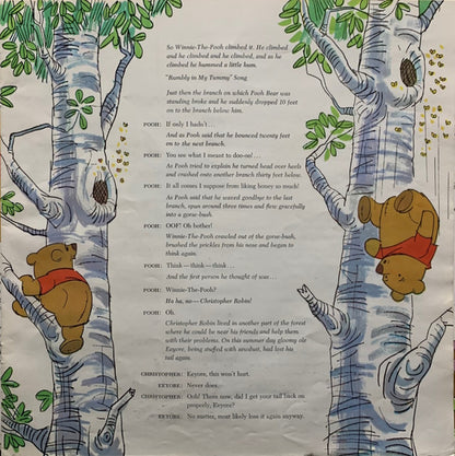 Sterling Holloway And Sebastian Cabot : Winnie The Pooh And The Honey Tree (LP, Album, RP)