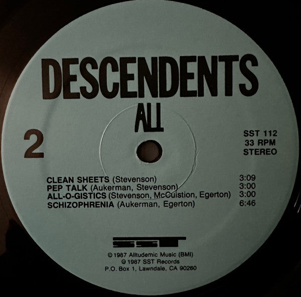 Descendents : All (LP, Album, RE)