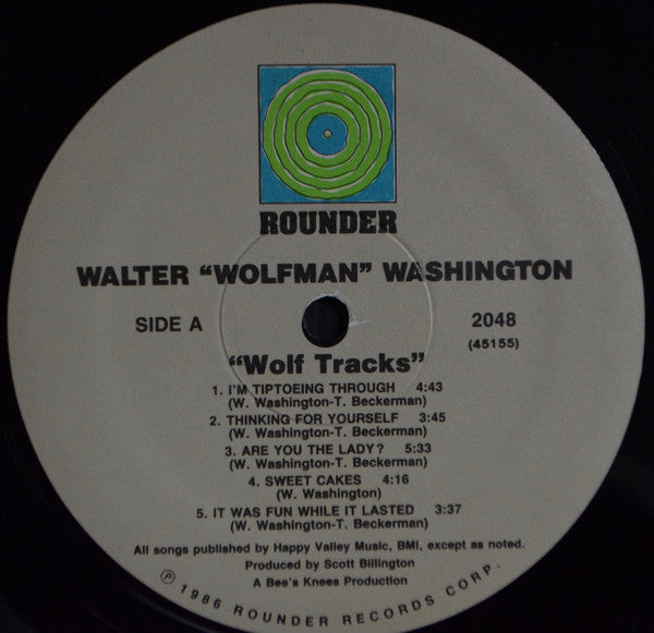 Walter "Wolfman" Washington : Wolf Tracks (LP, Album, Wak)