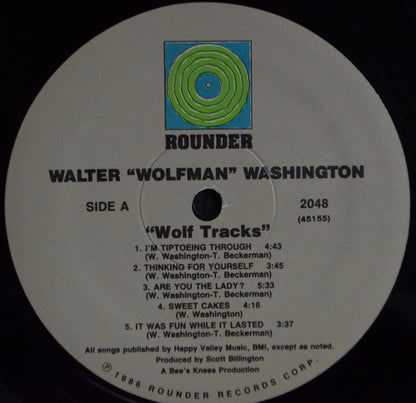 Walter "Wolfman" Washington : Wolf Tracks (LP, Album, Wak)