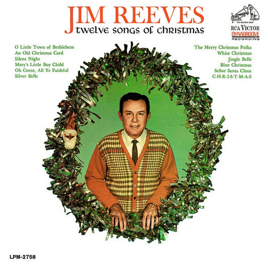 Jim Reeves : Twelve Songs Of Christmas (LP, Album, Mono, Ind)
