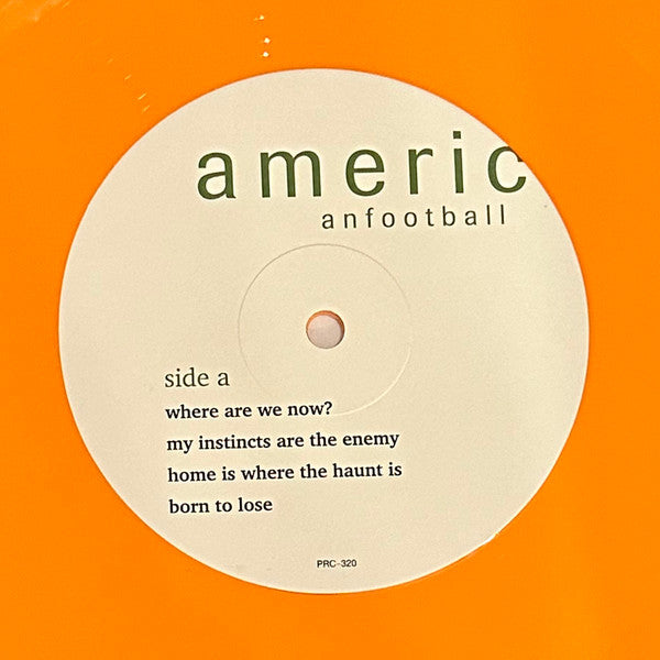 American Football : American Football (LP, Album, RE, Ora)