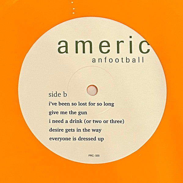American Football : American Football (LP, Album, RE, Ora)