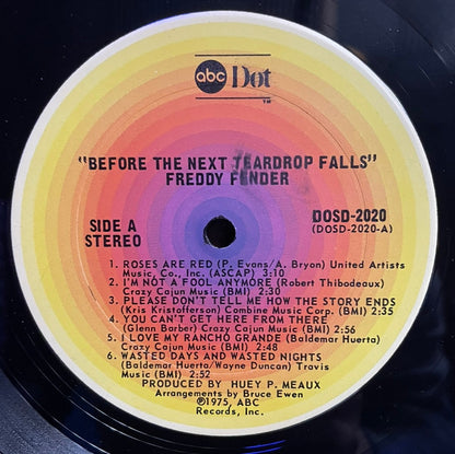 Freddy Fender (2) : Before The Next Teardrop Falls (LP, Album, Pit)