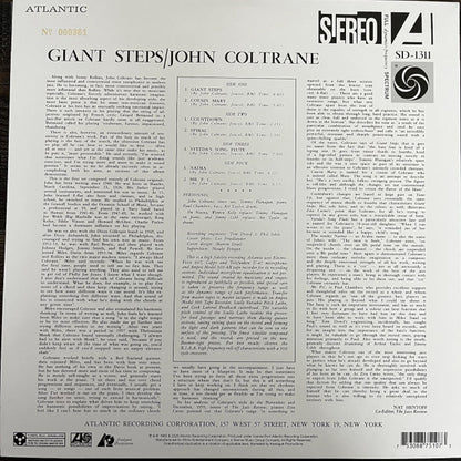 John Coltrane : Giant Steps (2x12", Album, Ltd, Num, RE, 180)