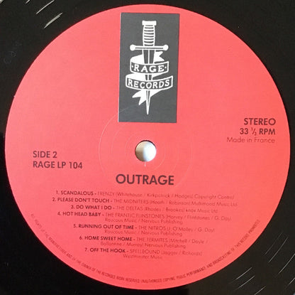 Various : Outrage Vol 1 (LP, Comp)