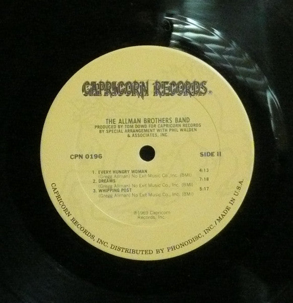 The Allman Brothers Band : The Allman Brothers Band (LP, Club, RE)