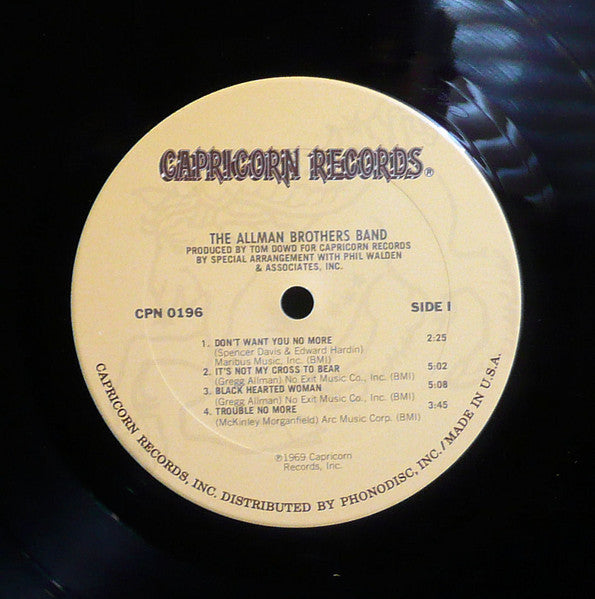 The Allman Brothers Band : The Allman Brothers Band (LP, Club, RE)