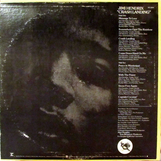 Jimi Hendrix : Crash Landing (LP, Album, Ter)