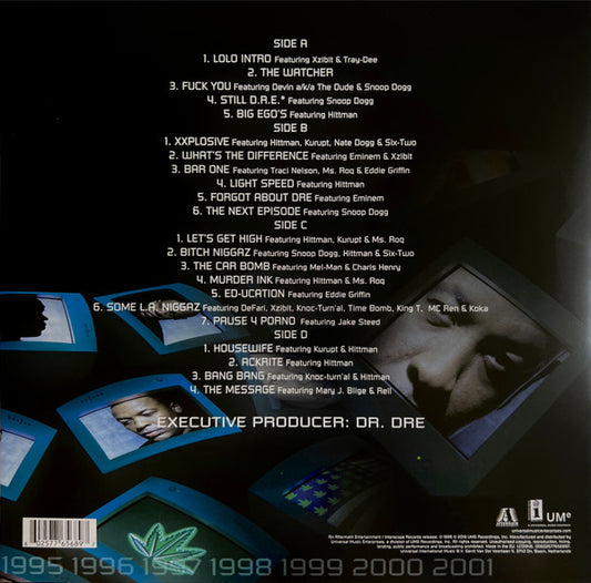 Dr. Dre : 2001 (2xLP, Album, RE, Unc)