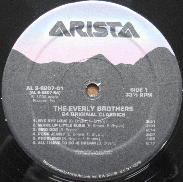 The Everly Brothers* : 24 Original Classics (2xLP, Comp)