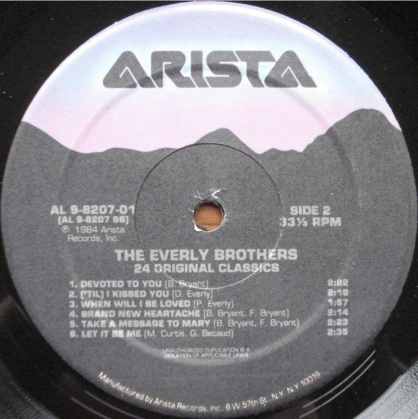 The Everly Brothers* : 24 Original Classics (2xLP, Comp)