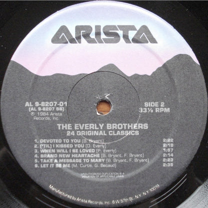 The Everly Brothers* : 24 Original Classics (2xLP, Comp)