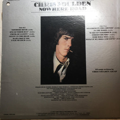 Chris Youlden : Nowhere Road (LP, Album, AL )