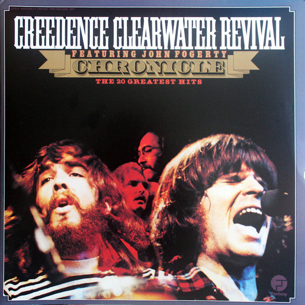 Creedence Clearwater Revival Featuring John Fogerty : Chronicle (The 20 Greatest Hits) (2xLP, Comp, RE, Gat)