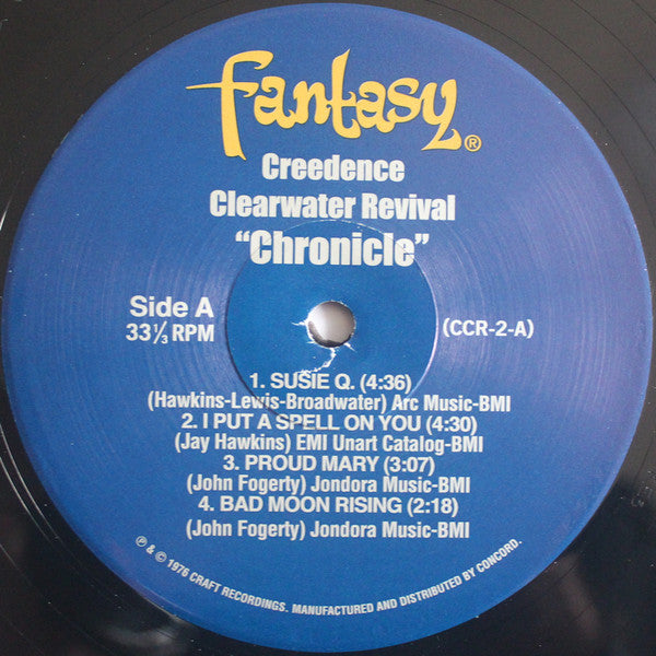 Creedence Clearwater Revival Featuring John Fogerty : Chronicle (The 20 Greatest Hits) (2xLP, Comp, RE, Gat)