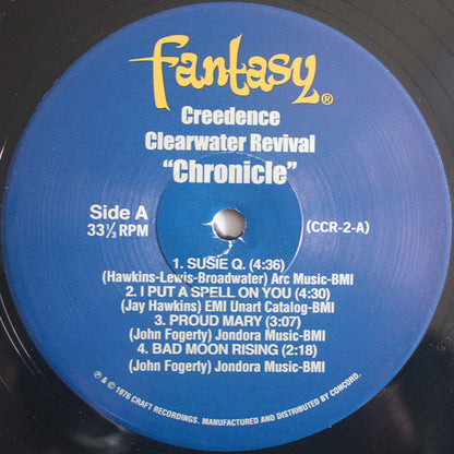 Creedence Clearwater Revival Featuring John Fogerty : Chronicle (The 20 Greatest Hits) (2xLP, Comp, RE, Gat)