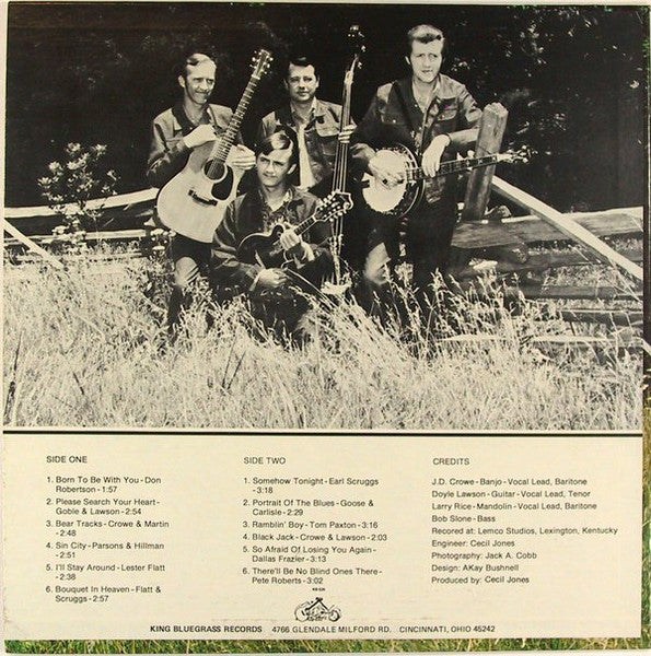 J.D. Crowe And The Kentucky Mountain Boys : Ramblin' Boy (LP, Album, RE)
