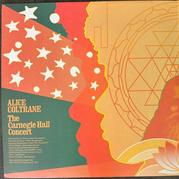 Alice Coltrane : The Carnegie Hall Concert (2xLP, Album, Opa)