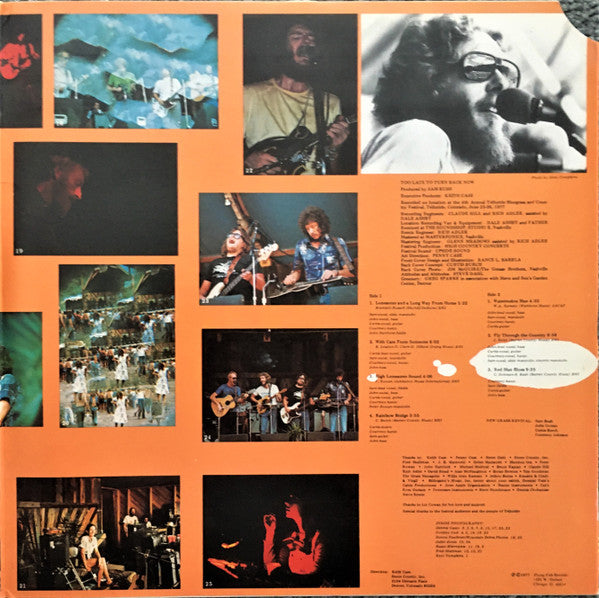 New Grass Revival : Too Late To Turn Back Now (LP, Album, Red)