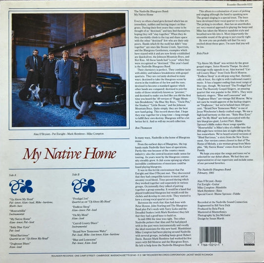 The Nashville Bluegrass Band : My Native Home (LP, Album, RE)