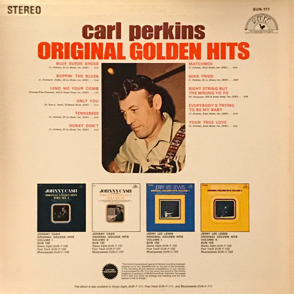 Carl Perkins : Original Golden Hits (LP, Comp)