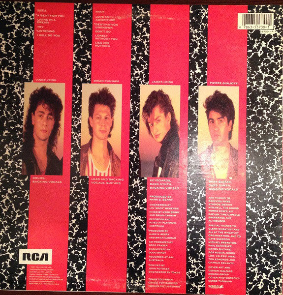 Pseudo Echo : Love An Adventure (LP, Album, Ind)