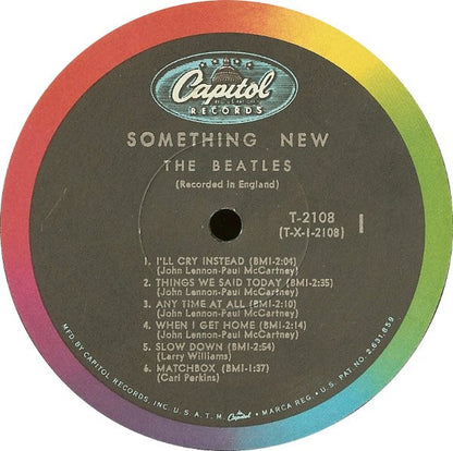 The Beatles : Something New (LP, Album, Mono, Scr)