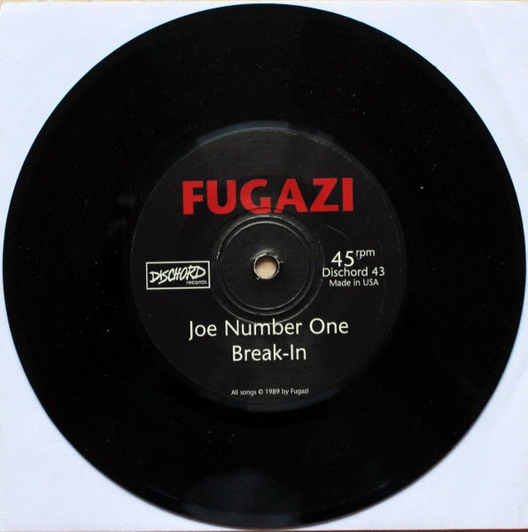 Fugazi : 3 Songs (7", EP, RE, $4 )
