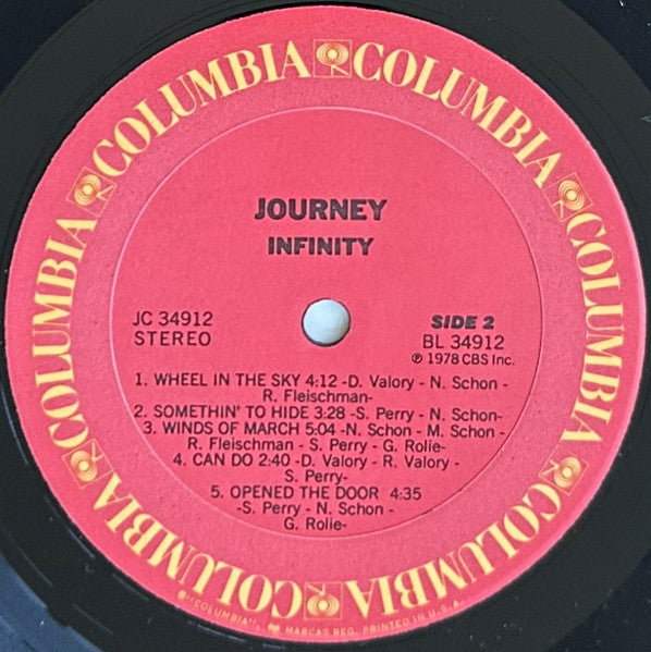 Journey : Infinity (LP, Album, RE, Pit)