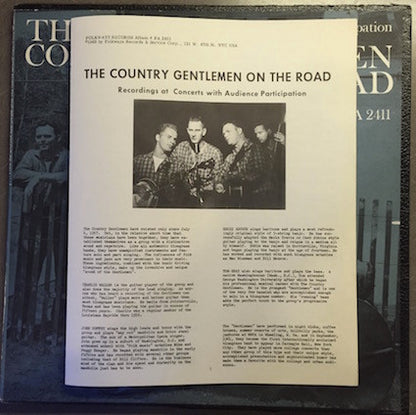 The Country Gentlemen : On The Road (LP)